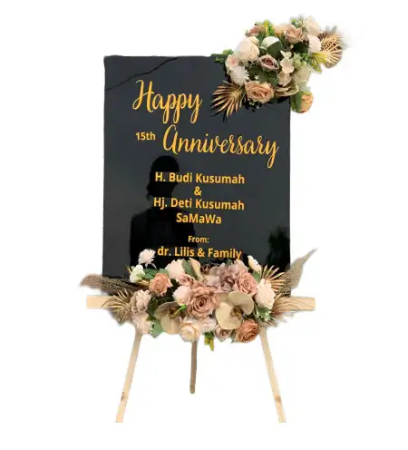 Papan Bunga Akrilik Kwaderan
