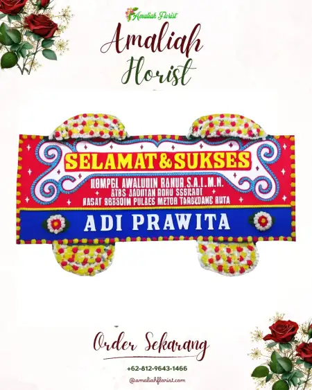 Papan Bunga Ucapan Selamat Kwaderan